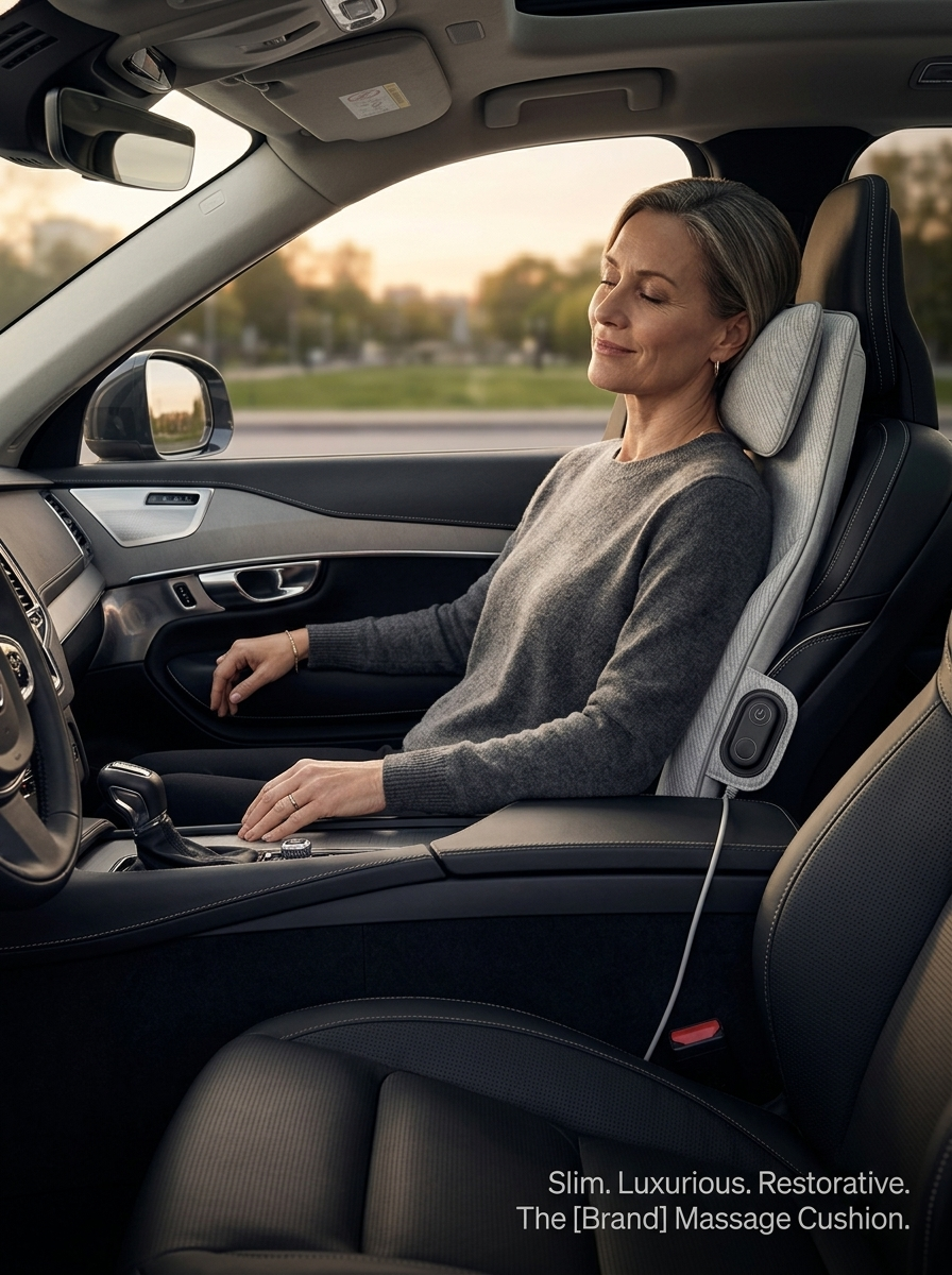 DriveEase™ 5-Mode Heated Car Seat Massager