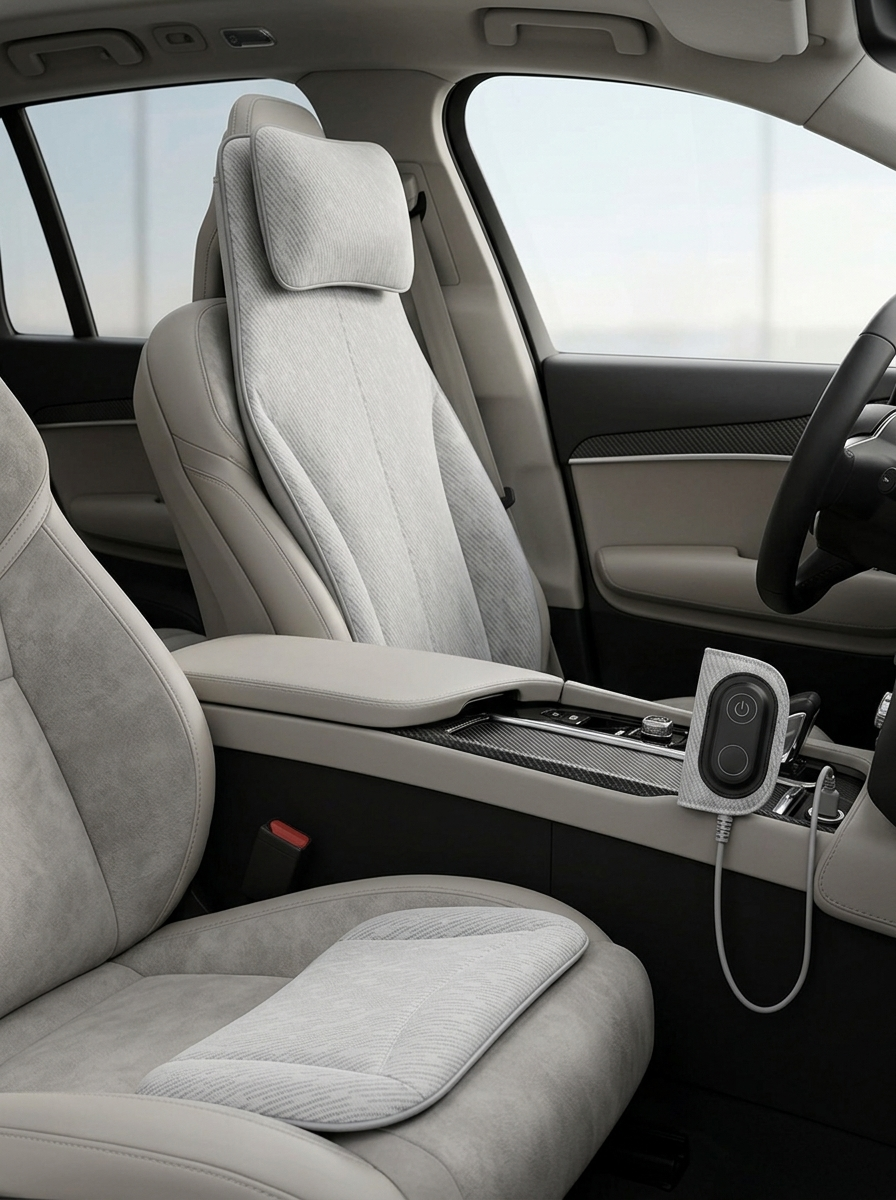 DriveEase™ 5-Mode Heated Car Seat Massager