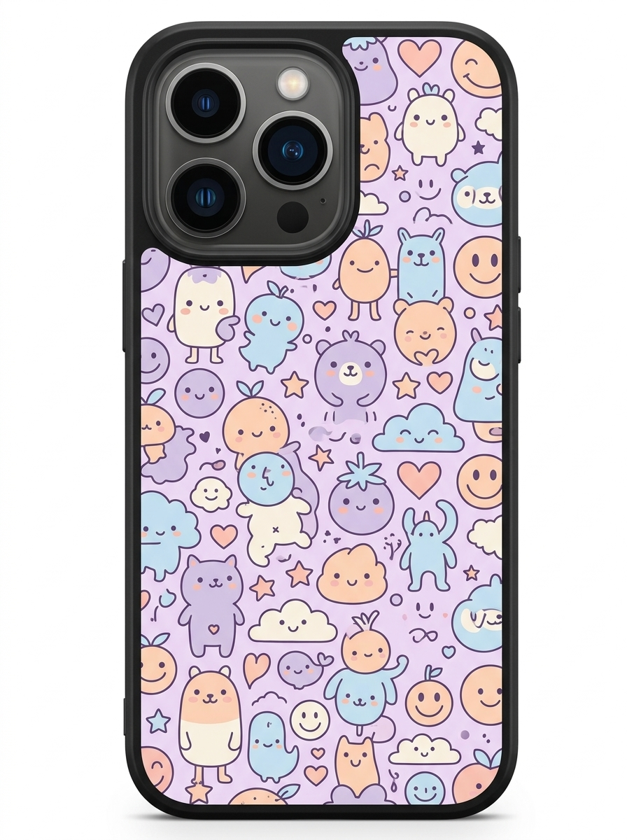 Cute Doodle Character Pattern